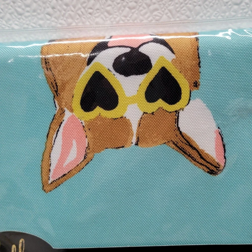 Corgi Love Tablecloth Dogs Sunglasses Summer Bouffants & Broken Hearts 60